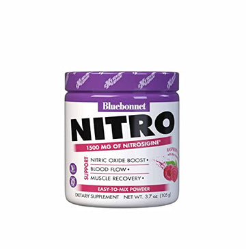 Bluebonnet Nutrition Extreme Edge Nitro Powder, Nitric Oxide Precursor, Increase Blood BluebonnetAu supplements