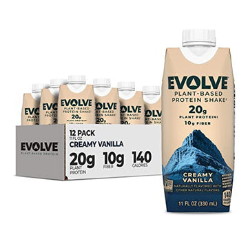 Evolve Plant Based Protein Shake, Vanilla Bean, 20g Vegan Protein, Dairy Free EvolveUS supplements