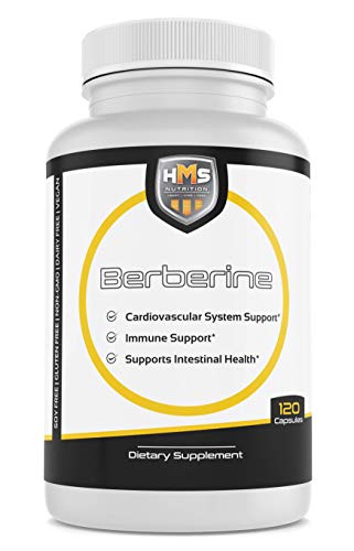 HMS Nutrition 550mg Berberine HCL from Berberis Aristata Root HMS NutritionUS supplements