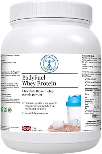 Complementary Supplements - BodyFuel Whey Protein Isolate & Concentrate Chocolate Flavour Complementary SupplementsUS supplements