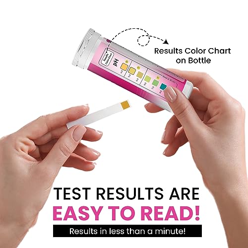 5-Minute Vaginal pH Test Kit for Women - 50 Premium-Quality Vaginal Heath pH Test Strips Included Leaping LynxAu supplements