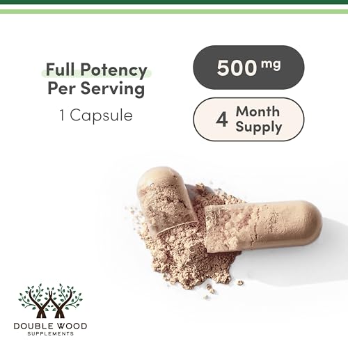 Turkesterone Supplement 500mg, 120 Capsules (Ajuga Turkestanica Extract Std. to 10% Turkesterone) Similar to Ecdysterone for Men's Health Support (Manufactured and Tested in the USA) by Double Wood Double Wood SupplementsAu supplements