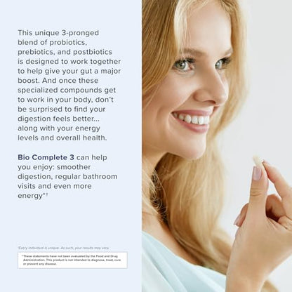 Gundry MD® Bio Complete 3 - Prebiotic, Probiotic, Postbiotic to Support Optimal Gut Health Gundry MDUS supplements