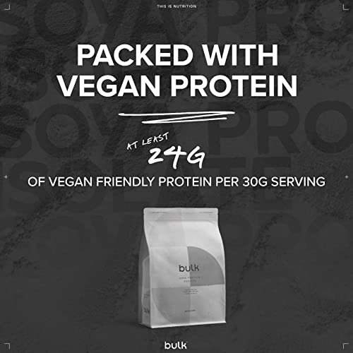 Bulk Soya Protein Isolate Powder, Vegan Protein Shake, Chocolate, 1 kg BulkAu supplements