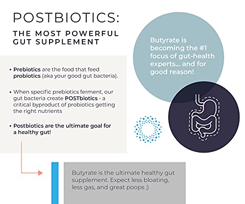 BodyBio Butyrate with Calcium & Magnesium - Supports Healthy Digestion, Gut & Microbiome BodyBioUS supplements