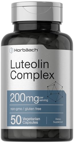 Luteolin Complex with Rutin | 50 Capsules | Vegetarian, Non-GMO & Gluten Free Flavonoid HorbäachAu supplements