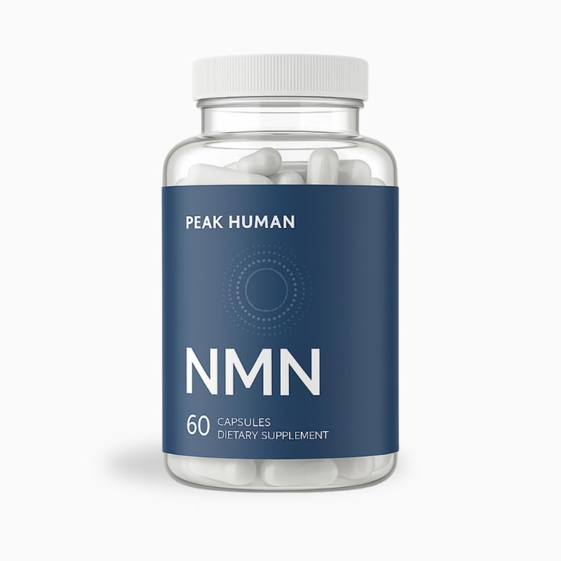 Peak Human Beta-NMN | Beta Nicotinamide Mononucleotide NAD+ Precursor - Advanced Cellular Energy & Longevity - Promotes Vitality, Metabolic Function & Focus - Non-GMO, Vegan Capsules - 60 Count Peak HumanAu supplements
