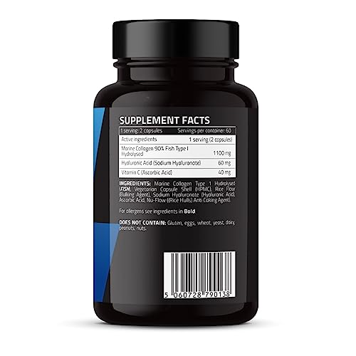 Marine Collagen Supplement 1200mg with Hyaluronic Acid & Vitamin C Hydrolysed Peptides Powder MAX VITA MAXIMUM VITALITYAu supplements