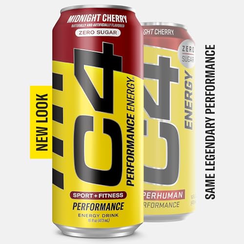 C4 Energy Carbonated Zero Sugar Energy Drink, Pre Workout Drink + Beta Alanine, Midnight CellucorAu supplements