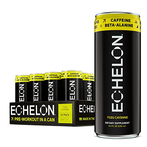Echelon Pre-Workout Energy Drink - 12-Pack, Yuzu Cayenne - Peak Performance EchelonAu supplements