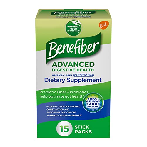 Benefiber Advanced Digestive Health Prebiotic Fiber Supplement Powder with Probiotics BenefiberUS supplements
