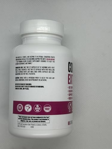 Colon Revive Extra Strength | #1 Rated Colon Cleanse & Detox Supplement | Digestive Support EPN SupplementsUS supplements