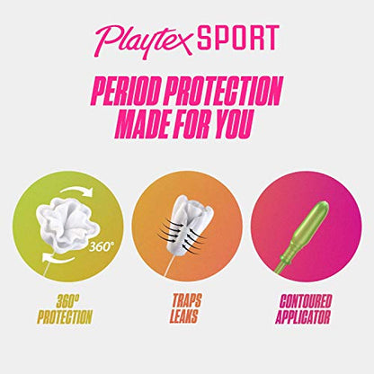 Playtex Sport Tampons, Multipack (24ct Regular/24ct Super Absorbency) PLAYTEXUS supplements