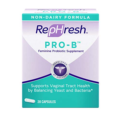 NEW RepHresh Pro-B Feminine Probiotic Supplement Non- Dairy Formula/Vegetarian Capsule, 28ct RephreshAu supplements