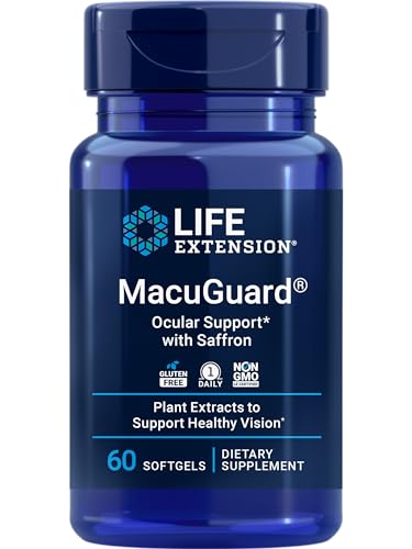 Life Extension MacuGuard Ocular Support with Saffron – Eye Health Supp Life ExtensionUS supplements