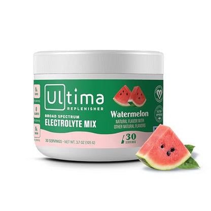 Ultima Replenisher Daily Electrolyte Drink Mix – Watermelon, 30 Servings – Hydration Ultima ReplenisherUS supplements