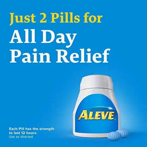 Aleve Caplets, Naproxen Sodium 220 mg (NSAID), Pain Reliever/Fever Reducer, #1 Orthopedic Surgeon Recommended, 270 Count AleveAu supplements