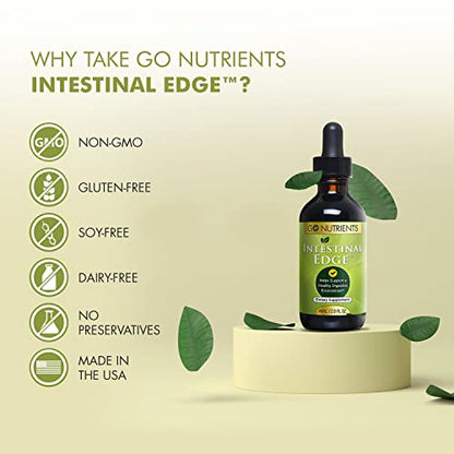 Go Nutrients Intestinal Edge Gut Detox Cleanse for Humans: Enhance Digestive Go NutrientsUS supplements