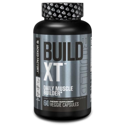 Jacked Factory Build-XT Daily Muscle Builder & Performance Enhancer - Muscle Building Jacked FactoryUS supplements