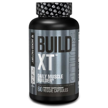 Jacked Factory Build-XT Daily Muscle Builder & Performance Enhancer - Muscle Building Jacked FactoryUS supplements