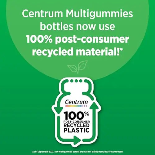 Centrum Men's Organic Multigummies, Men's Multivitamin Gummies, Organic Multivitamin for Men with Essential Nutrients CentrumAu supplements