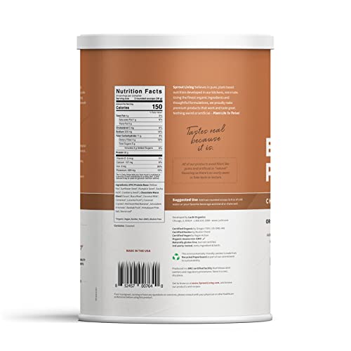 Sprout Living Epic Protein, Plant Based Protein & Superfoods Powder, Chocolate Maca Sprout LivingUS supplements