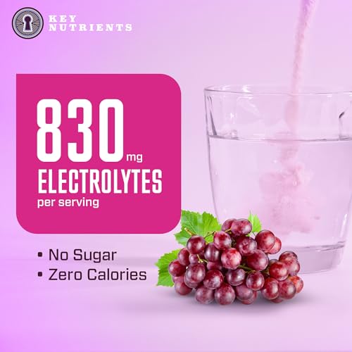 KEY NUTRIENTS Multivitamin Electrolytes Powder Packets - Fruity Grape 20 Pack KEY NUTRIENTSUS supplements