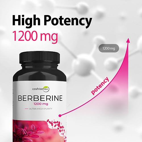 Coshisensu Berberine HCI 1200mg - Premium Berberine Supplements - 60 Capsules CoshisensuAu supplements