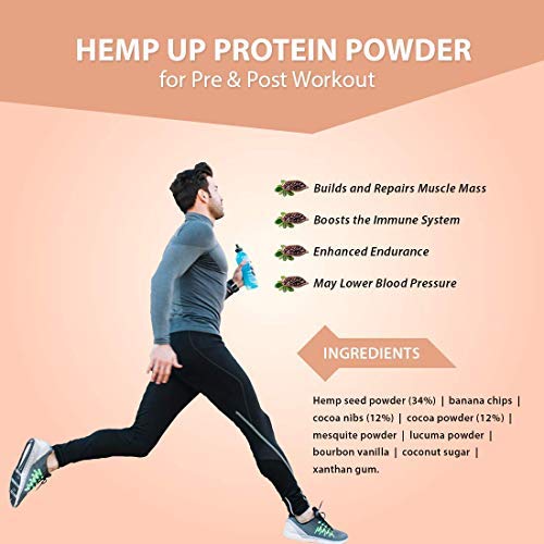 Canah Hemp Up Organic Protein Shake Powder – Muscle gain & Boost up Immune System, HEMP UP!Au supplements