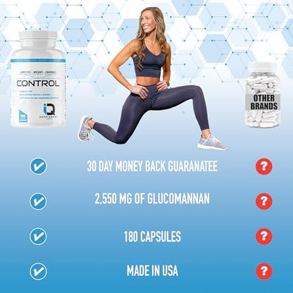 Control-Appetite Suppressant | Hunger Suppression, Fat & Carb Blocker, Reduce Cravings iQ Supplement LabsUS supplements
