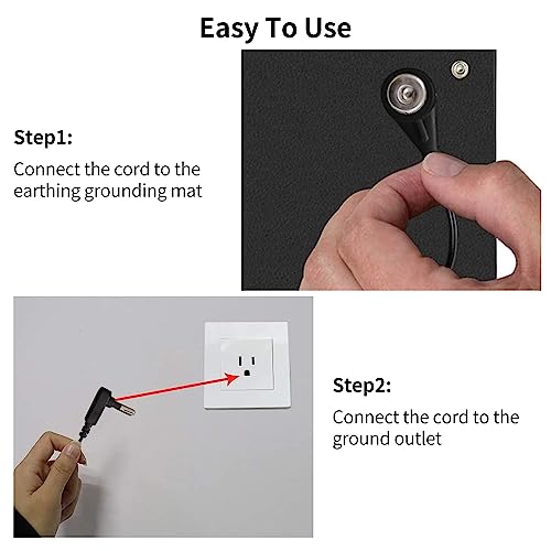 EOHELGRO Grounding Mat Kit, Grounding Mats with 15 Foot Cord, Foot Pad/Computer Mouse Mat EOHELGROAu supplements