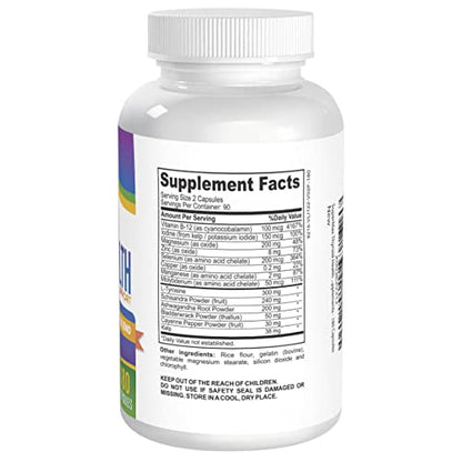 3-Month Thyroid Support Supplement (All-in-1 Formula) with 14 Active Ingredients Elevate Recovery SupplementsUS supplements