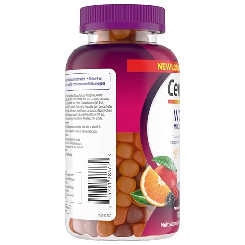 Centrum MultiGummies Gummy Multivitamin for Women, Multivitamin/Multimineral Supplement with Vitamin D3, B and Antioxidants CentrumAu supplements