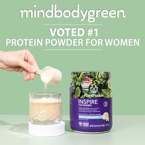 PlantFusion Inspire Plant Protein Powder for Women - Low Carb Protein Powder for Lean PlantFusionUS supplements
