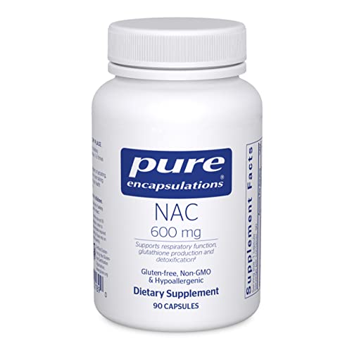 Pure Encapsulations NAC 600 mg - NAC Supplement for Lung Health & Immune Support Pure EncapsulationsUS supplements