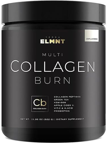 Super Collagen Burn - Premium Collagen Powder for Women Weight & Beauty w. Apple C Vinegar TERRA ELMNTUS supplements