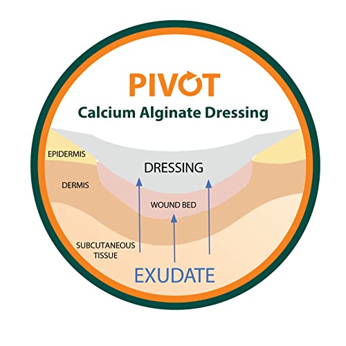 Pivot Calcium Alginate Wound Dressing – All-Natural First Aid | 4x5 Dressin LMP LINKS MEDICAL PRODUCTS INC.Au supplements