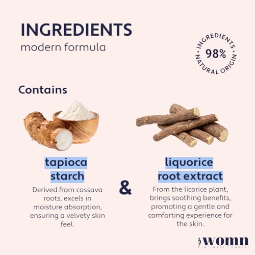 womn Intimate Comfort DRY & FRESH LIQUID POWDER – talc-free liquid body powder against moisture womnAu supplements