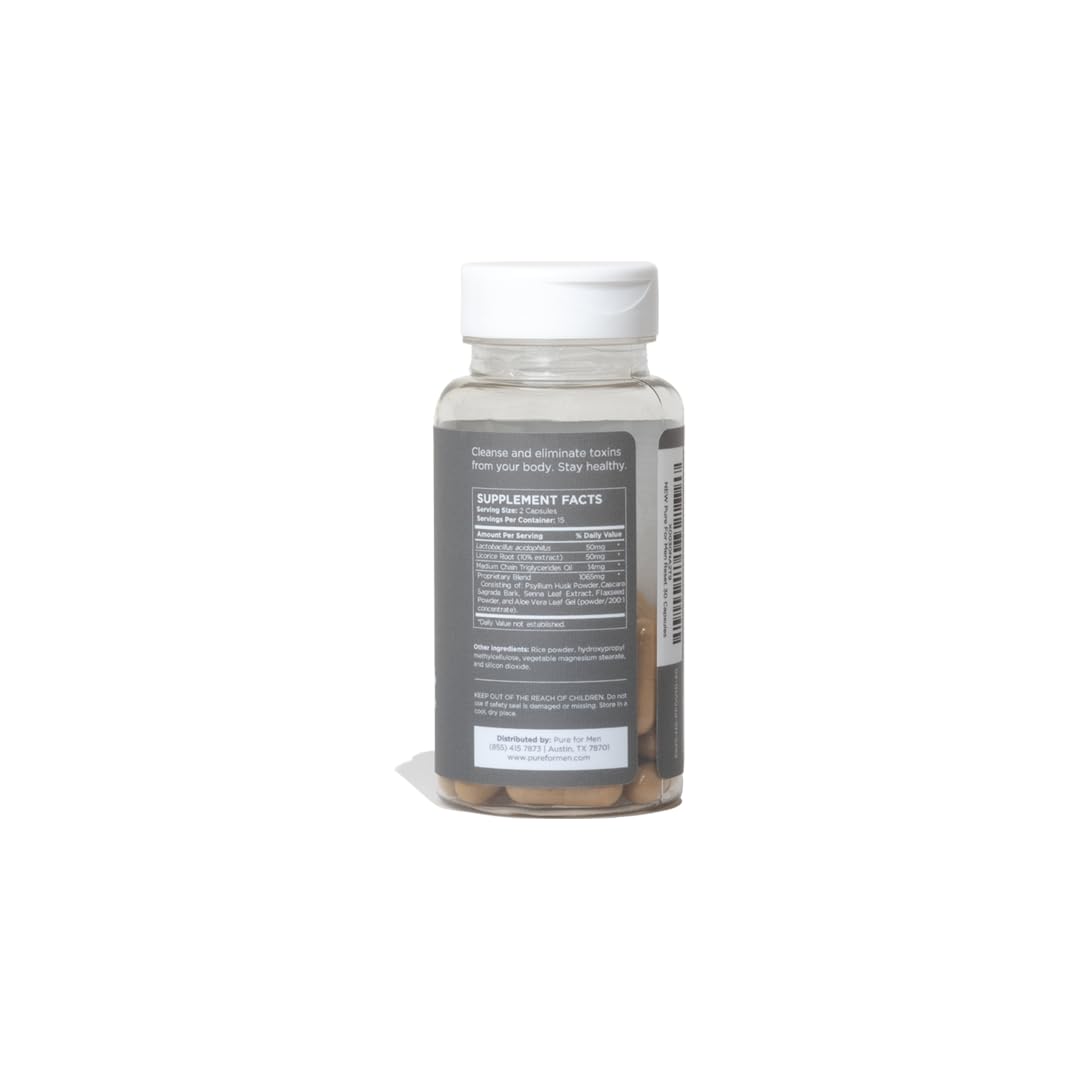 Pure for Men Detox Supplement, Reset | Promotes Digestive & Gut Health Pure for MenAu supplements