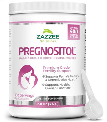 Zazzee PREGNOSITOL Powder, 183 Servings, 6 Month Supply, Premium Myo-Inositol ZazzeeUS supplements