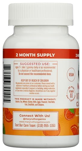 MARYRUTHS Vitamin D3 Orange MARYRUTH'SUS supplements