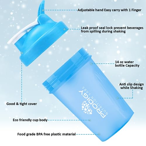 Prodigy Nutrition Labs Premium Shaker Bottle Perfect for Protein Shakes and Pre Workout Prodigy Nutrition LabsAu supplements