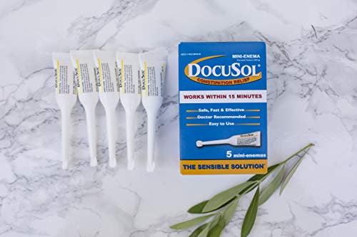 Docusol Docusate Sodium Mini Enema ml, Clear, 0.84 Fl Oz EnemeezAu supplements