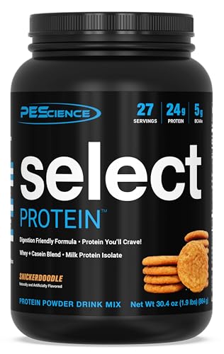 PEScience Select Low Carb Protein Powder, Snickerdoodle, 27 Serving, Keto Friendly PEScienceUS supplements