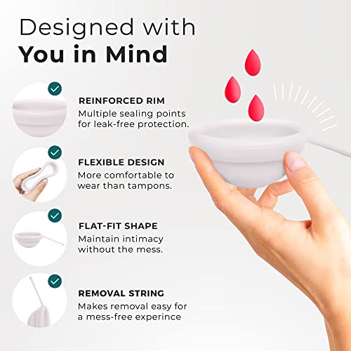 EcoBlossom Reusable Menstrual Disc with Removal String - The Most Reliable Medical Grade Silicone EcoBlossomAu supplements