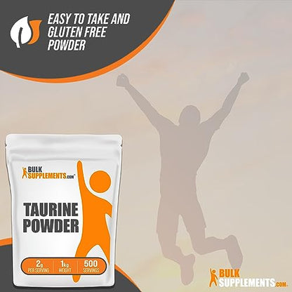 BULKSUPPLEMENTS.COM Taurine Powder - Taurine Supplement, Taurine 2000mg BULKSUPPLEMENTS.COMUS supplements