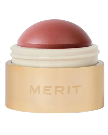 Merité Cheeky Cream Blush, Lightweight Buildable Color Balm with Vitamin E for Cheeks and Lips Flush Balm Cream Blush (0.31oz) (Cheeky - Cool Pink) GenericAu supplements