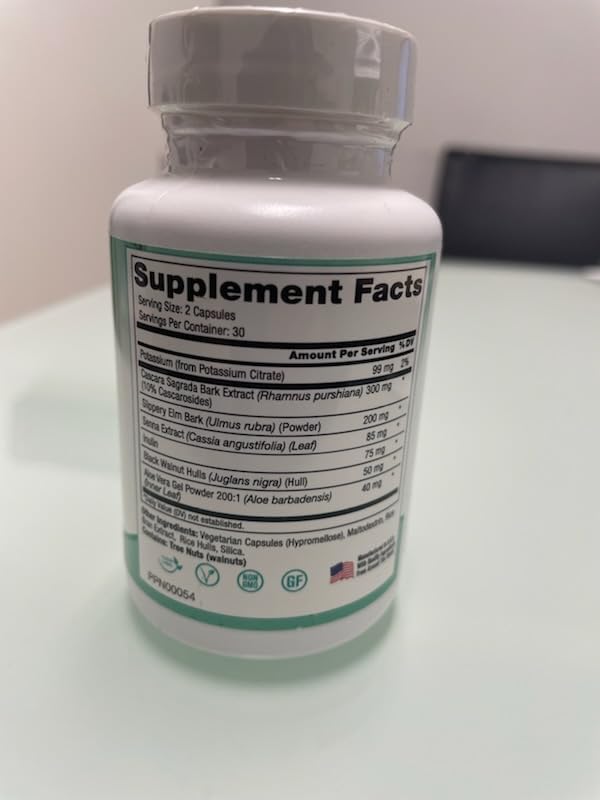 Peak Pure & Natural Colon Support - Colon Cleanse and Detox Supplement for Digestive Health - Gut Health Support with Inulin and Senna Leaf Extracts - with Fiber, Prebiotics, and Probiotics - 1 Pack Peak Pure & NaturalAu supplements