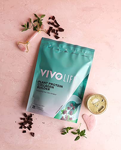 Vivo Life - Plant Protein Collagen Builder with Vitamin C, Amino Acids and Hyaluronic Acid Vivo lifeUS supplements