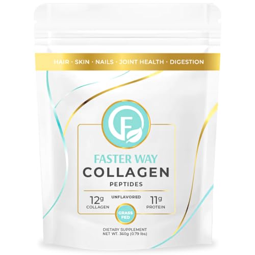 FASTer Way to Fat Loss, Unflavored, 360g Grass-Fed Beef Collagen Peptides for Skin FASTer Way to Fat LossAu supplements